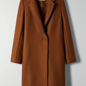 Aritzia Babaton Stedman Coat Rich Camel